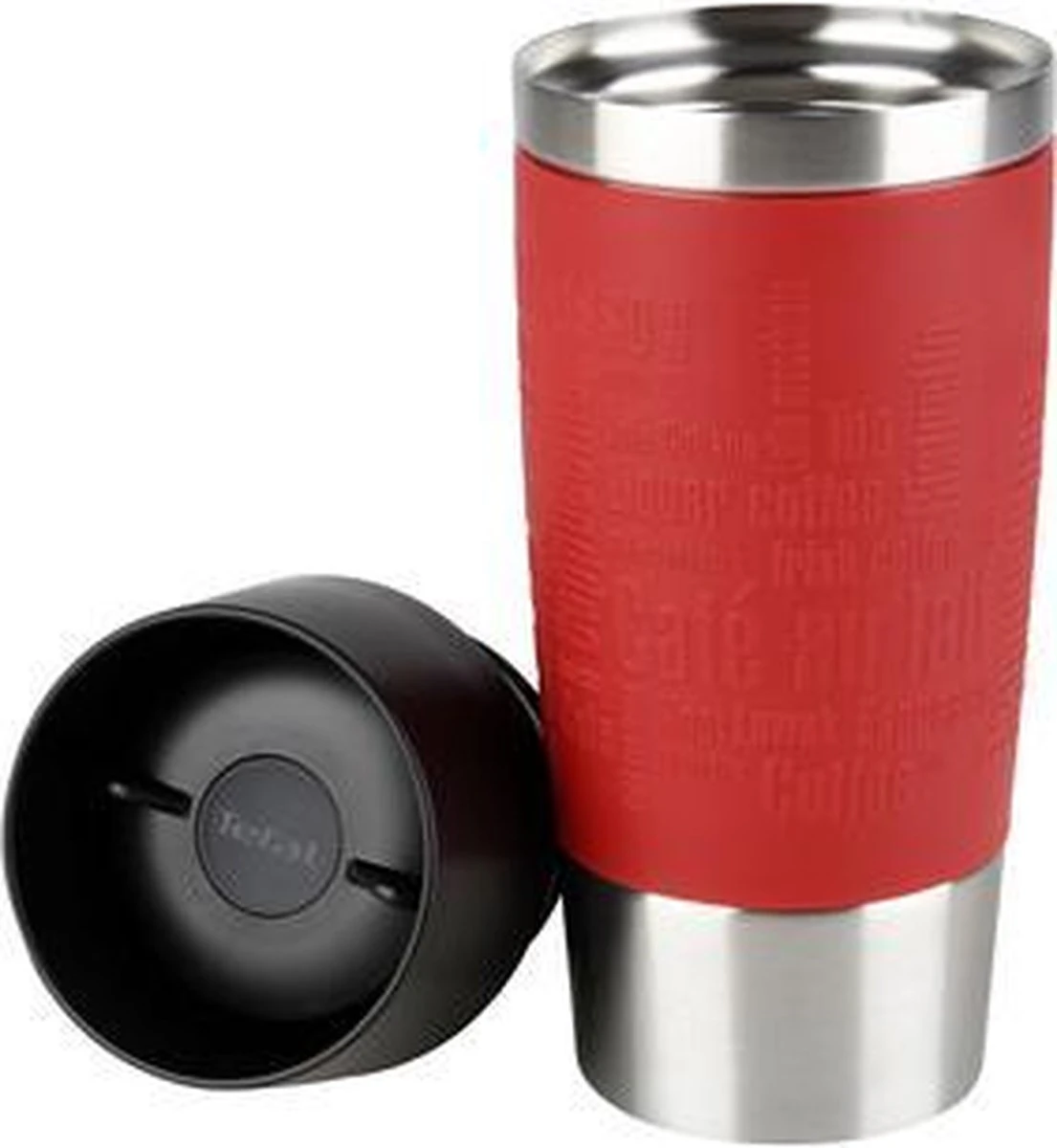 Tefal Travel Mug Thermobeker - 360 Ml - RVS/Rood 10 Tefal Travel Mug Thermobeker - 360 Ml - RVS/Rood - Afbeelding 8