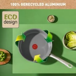 Tefal Renew+ Keramische Hapjespan - Ø 24 Cm - Met Deksel -Tefal 1200x1200 169