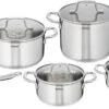 Tefal Virtuoso Pannenset 5 Delig - Hoge Kookpan Ø 22 Cm + Steelpan Ø 16 Cm + Kookpannen Ø 18/20/24 Cm -Tefal 1200x629 1