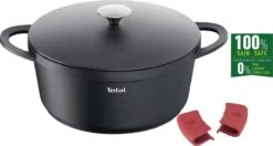 Tefal Trattoria Braadpan - Ø28 Cm - Inclusief Deksel -Tefal 1200x641