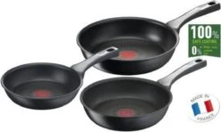 Tefal Unlimited - Pannenset - Koekenpannen Ø24/28 Cm - Wokpan Ø28 Cm -Tefal 1200x717