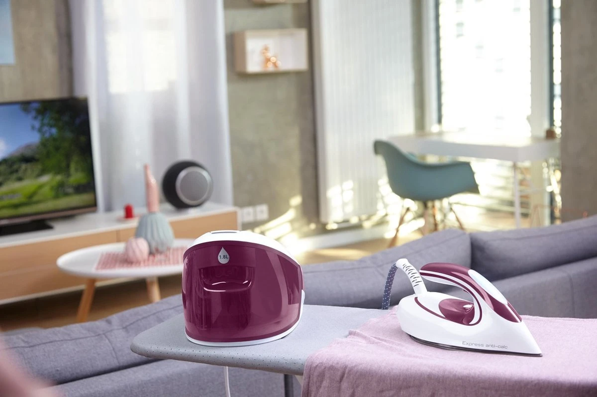 Tefal Express Anti-Calc SV8054 - Stoomgenerator 9 Tefal Express Anti-Calc SV8054 - Stoomgenerator - Afbeelding 7