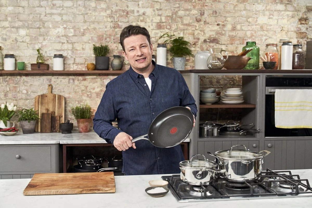 Tefal Jamie Oliver Cooks Direct On Pannenset - 2 Stuks 9 Tefal Jamie Oliver Cooks Direct On Pannenset - 2 Stuks - Afbeelding 7
