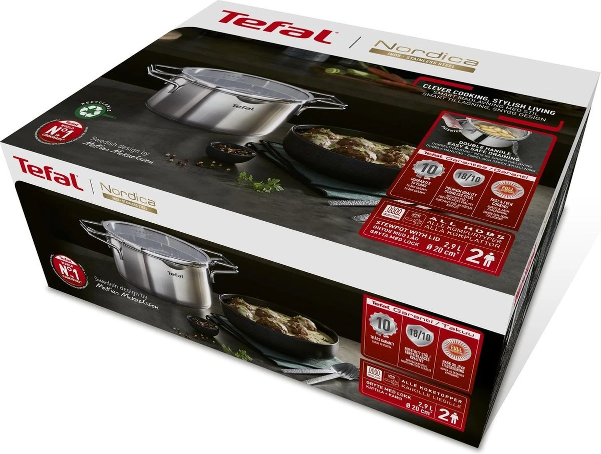 Tefal Nordica Kookpan - Ø 20 Cm - 11 Tefal Nordica Kookpan - Ø 20 Cm - - Afbeelding 9
