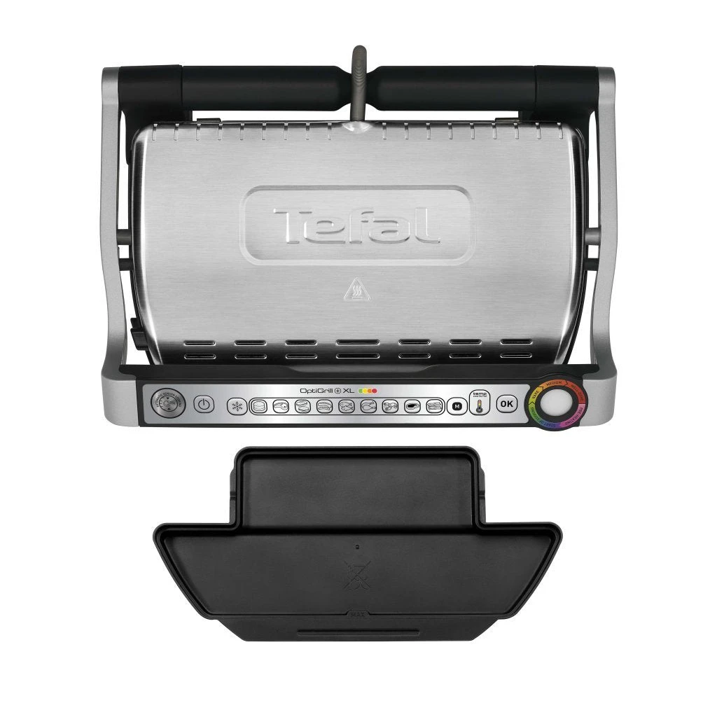 Tefal GC722D OptiGrill+ XL Grill RVS/Zwart 6 Tefal GC722D OptiGrill+ XL Grill RVS/Zwart - Afbeelding 4