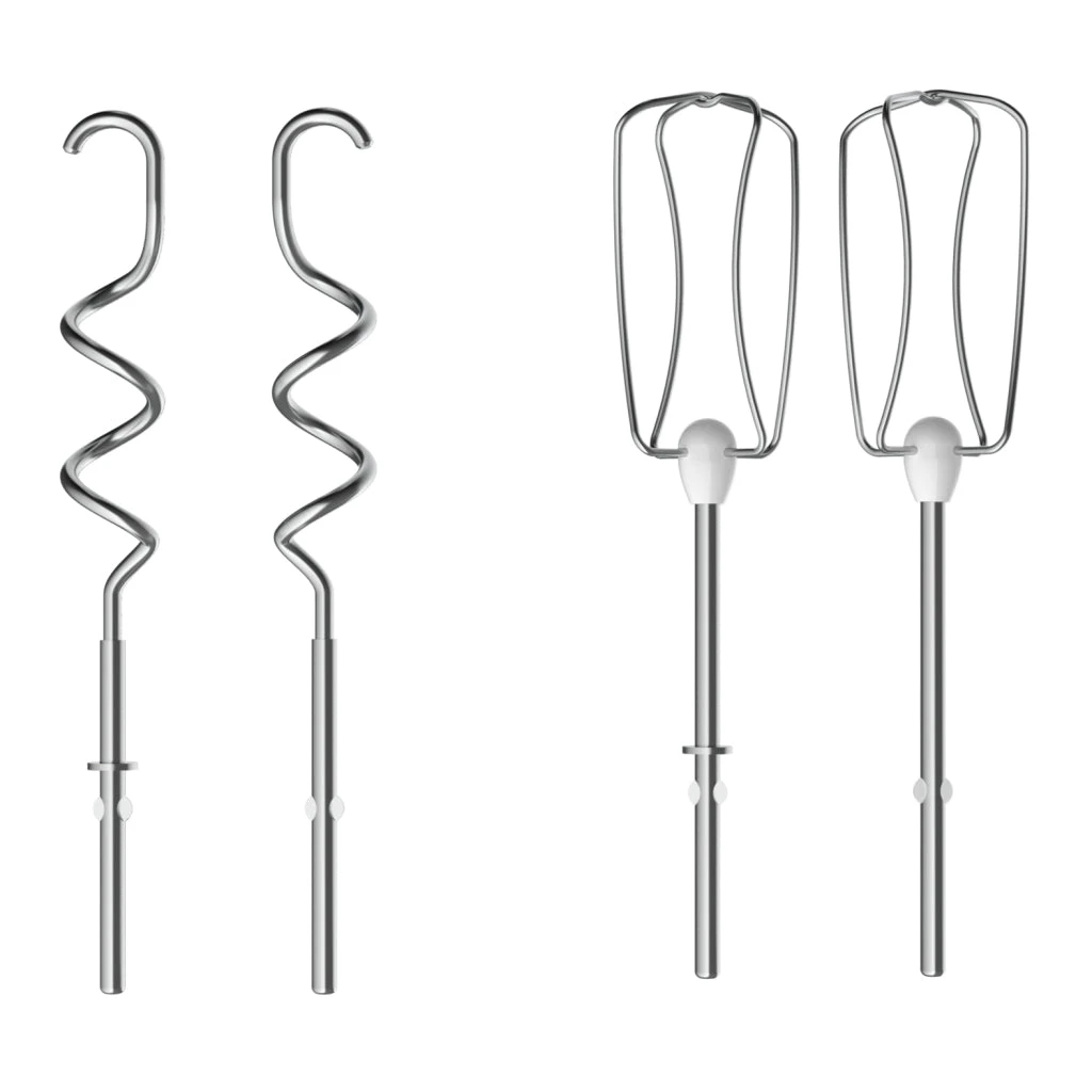 Tefal HT6525 Powermix Silence Handmixer Rood/Zilver 4 Tefal HT6525 Powermix Silence Handmixer Rood/Zilver - Afbeelding 2