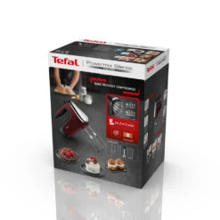 Tefal HT6525 Powermix Silence Handmixer Rood/Zilver 9 Tefal HT6525 Powermix Silence Handmixer Rood/Zilver -Tefal 3016667245736 5