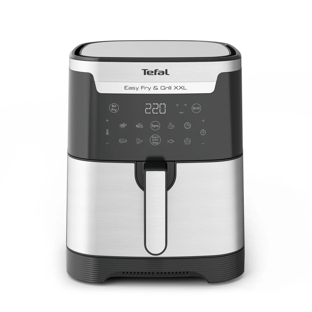 Tefal EY801D XXL 2in1 Heteluchtfriteuse 6.5L 1650W Zwart/RVS 5 Tefal EY801D XXL 2in1 Heteluchtfriteuse 6.5L 1650W Zwart/RVS - Afbeelding 3
