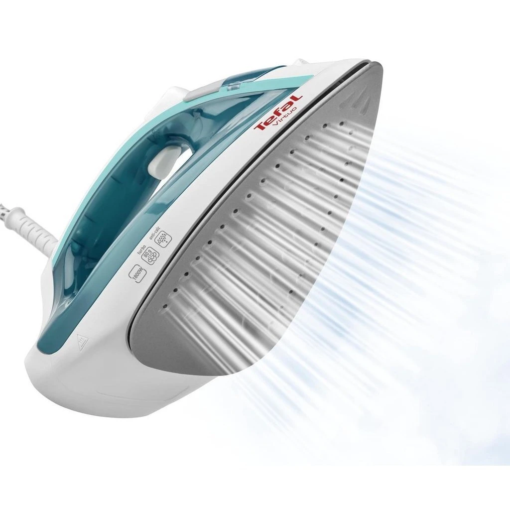 Tefal FV1710 Virtuo Stoomstrijkijzer 1800WTurquoise/Wit 5 Tefal FV1710 Virtuo Stoomstrijkijzer 1800WTurquoise/Wit - Afbeelding 3