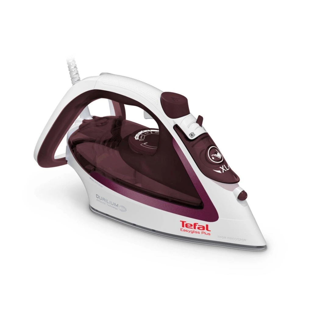 Tefal FV5714 Easygliss Plus Stoomstrijkijzer 2400W Bordeaux/Wit 3 Tefal FV5714 Easygliss Plus Stoomstrijkijzer 2400W Bordeaux/Wit