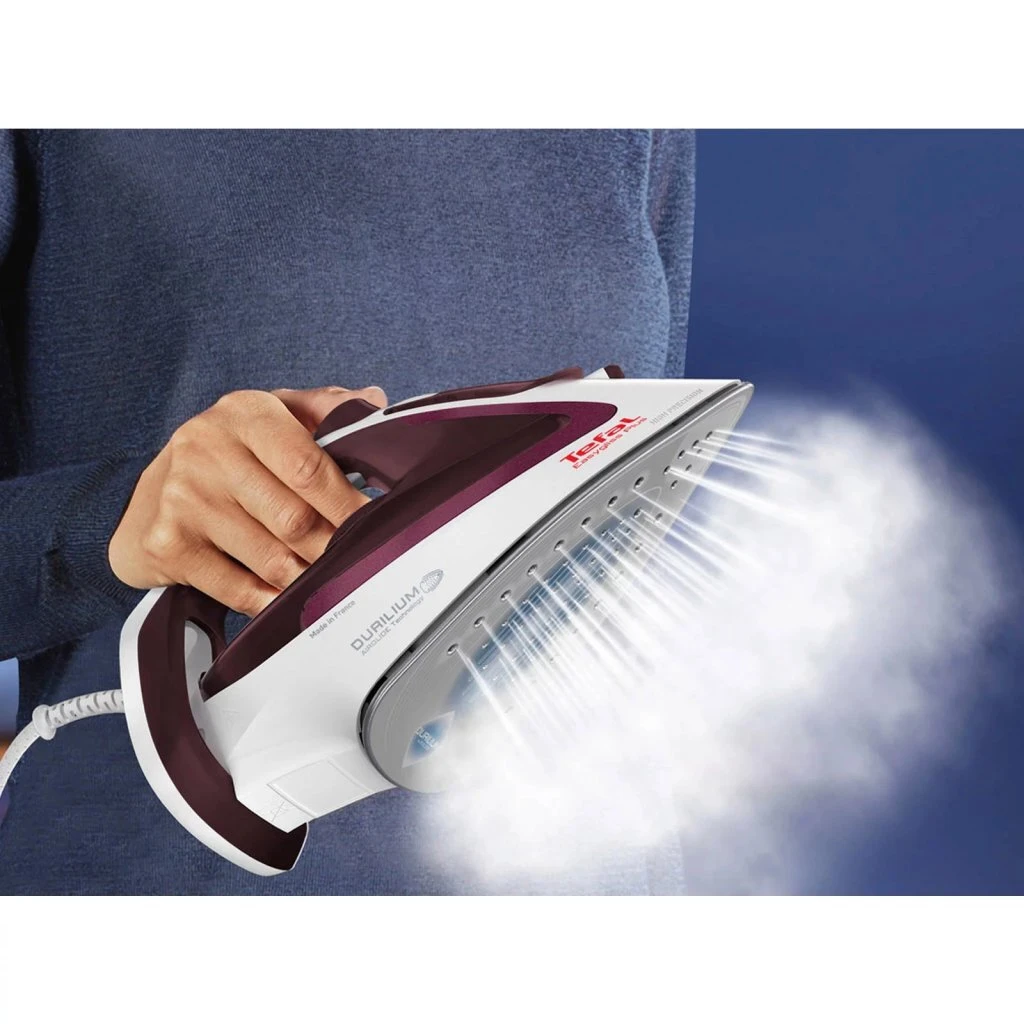 Tefal FV5714 Easygliss Plus Stoomstrijkijzer 2400W Bordeaux/Wit 5 Tefal FV5714 Easygliss Plus Stoomstrijkijzer 2400W Bordeaux/Wit - Afbeelding 3