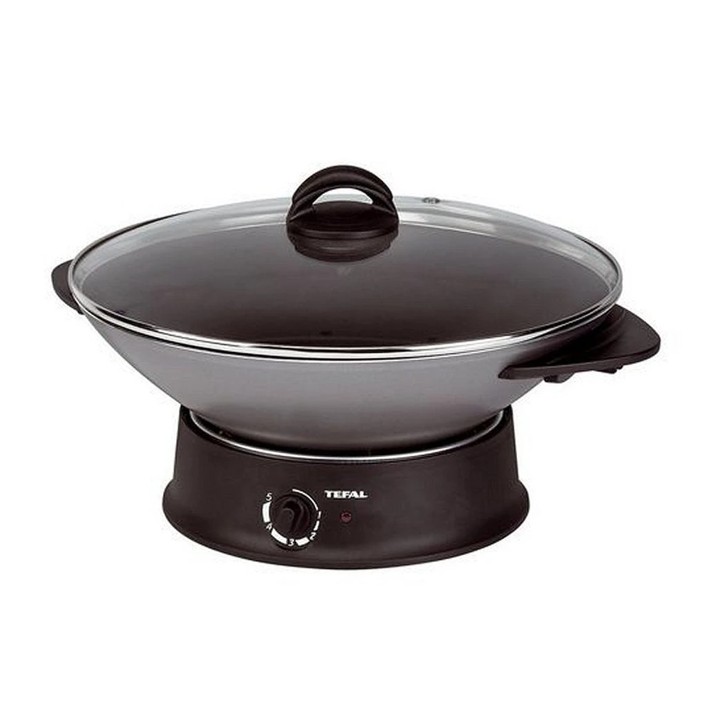 Tefal WO3000 Elektrische Wok Zwart/Zilver 3 Tefal WO3000 Elektrische Wok Zwart/Zilver