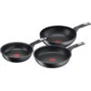 Tefal Unlimited Pannenset 24+28 Cm Koekenpannen + Wokpan 28 Cm Zwart -Tefal 3168430314900 1