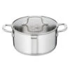 Tefal Virtuoso Kookpan + Glazen Deksel 24 Cm Zilver -Tefal 3168430317772 1