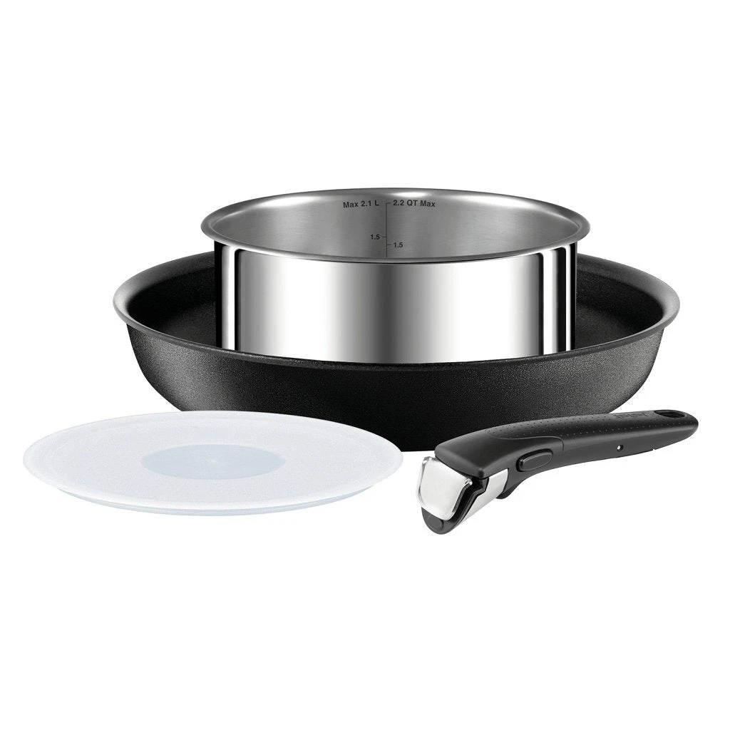 Tefal Ingenio My Essentials Koekenpan 26 Cm + Steelpan 18 Cm 4-delig 3 Tefal Ingenio My Essentials Koekenpan 26 Cm + Steelpan 18 Cm 4-delig