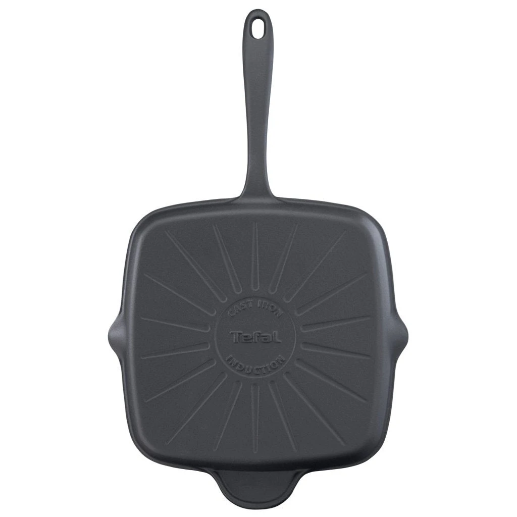 Tefal Tradition Gietijzeren Grillpan 26 Cm Zwart 4 Tefal Tradition Gietijzeren Grillpan 26 Cm Zwart - Afbeelding 2