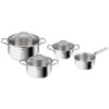 Tefal B864S7 Intuition Pannenset 7-delig RVS/Glas