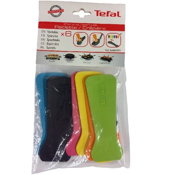 Tefal Gourmetspatels 6 Stuks 3 Tefal Gourmetspatels 6 Stuks