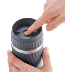 Tefal Travel Mug Easy Twist Thermobeker 0.36L Antraciet -Tefal 4168430010870 2