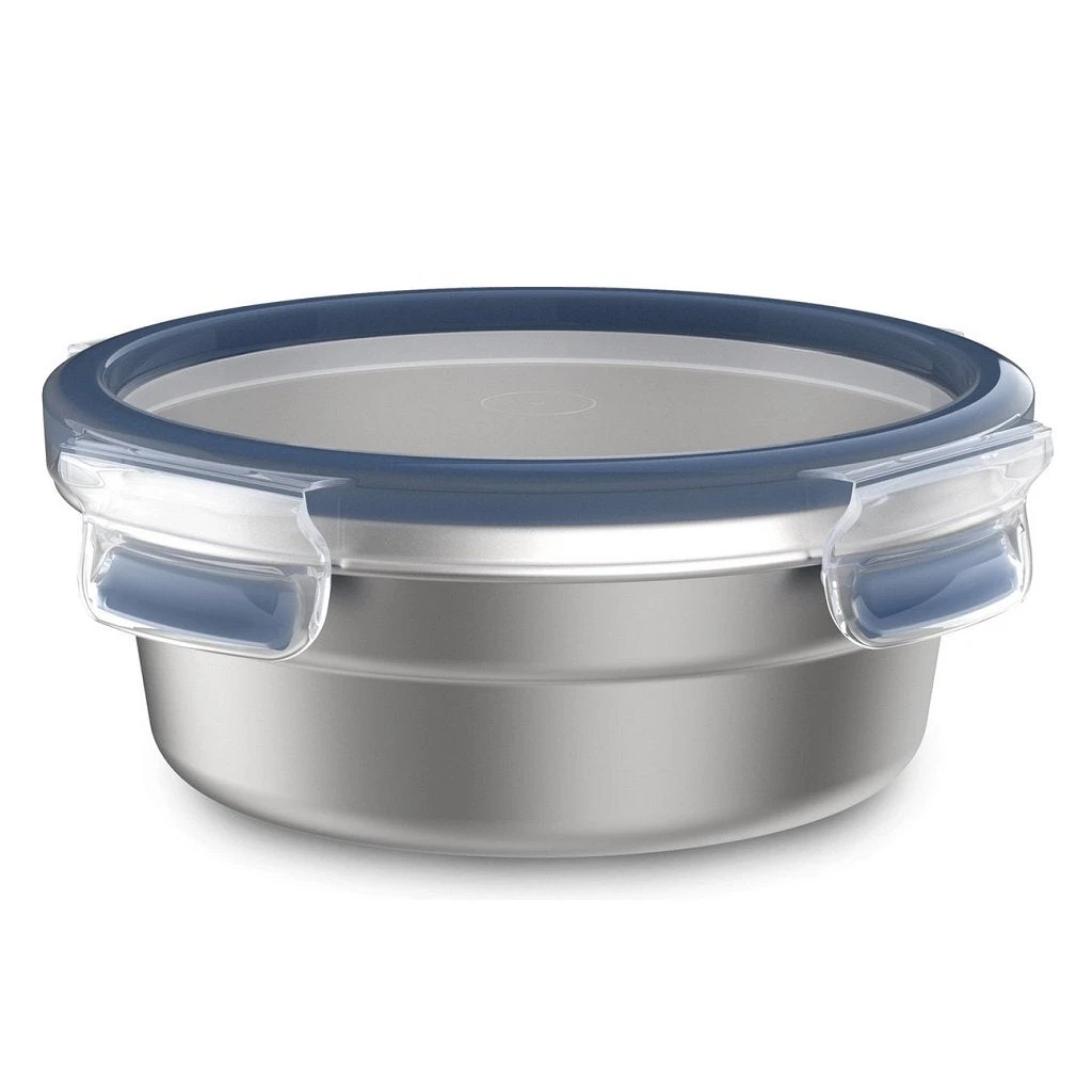 Tefal N1150210 MasterSeal Rond Vershoudbakje 0.7L RVS/Blauw 3 Tefal N1150210 MasterSeal Rond Vershoudbakje 0.7L RVS/Blauw