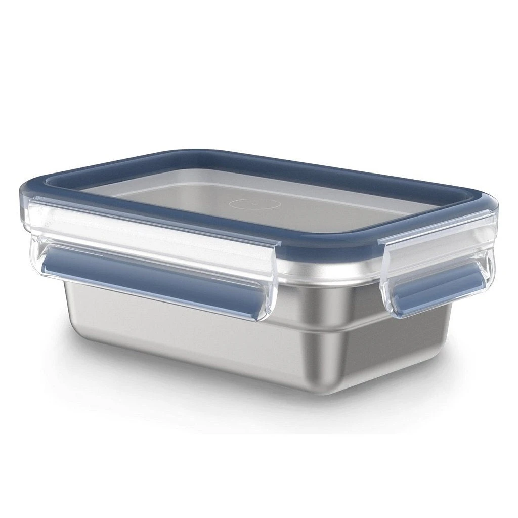 Tefal N1150310 MasterSeal Vershoudbakje 0.5L RVS/Blauw 3 Tefal N1150310 MasterSeal Vershoudbakje 0.5L RVS/Blauw