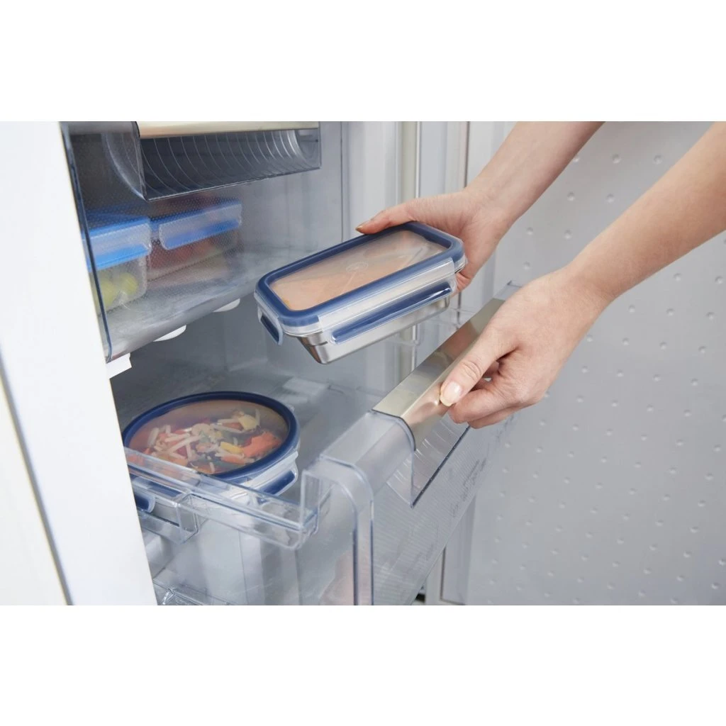 Tefal N1150310 MasterSeal Vershoudbakje 0.5L RVS/Blauw 4 Tefal N1150310 MasterSeal Vershoudbakje 0.5L RVS/Blauw - Afbeelding 2