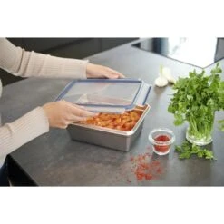 Tefal MasterSeal Vershoudbakje 3L RVS/Blauw -Tefal 4168430012621 3