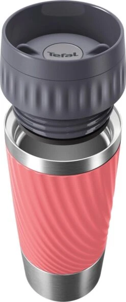 Tefal Travel Mug Easy Twist Thermobeker - Koraalrood - 0,36 Liter -Tefal 504x1200 2