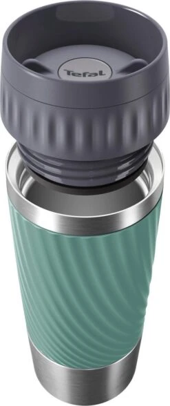 Tefal Travel Mug Easy Twist Thermobeker - Groen - 0,36 Liter -Tefal 504x1200