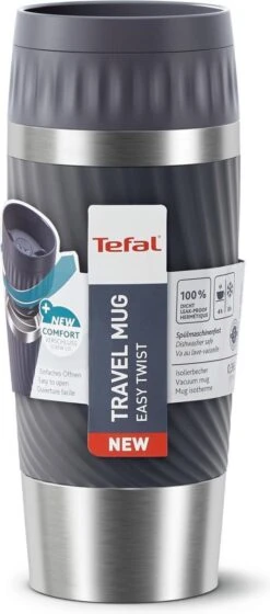 Tefal Travel Mug Easy Twist Thermobeker - Antraciet - 0,36 Liter -Tefal 529x1200