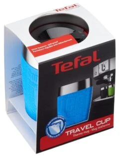 Tefal TRAVEL CUP K30833 Isoleerbeker - Inhoud 0.2L RVS / Blauw -Tefal 934x1200